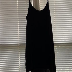 Black babydoll dress